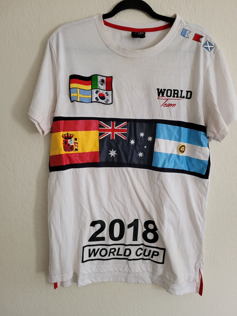 World Team 2018 World Cup Short Sleeve Tee - White